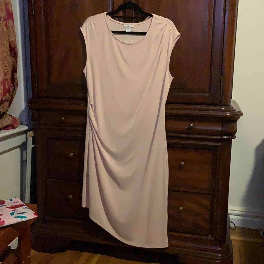 Bar III soft pink Shirt dress New with tag size L